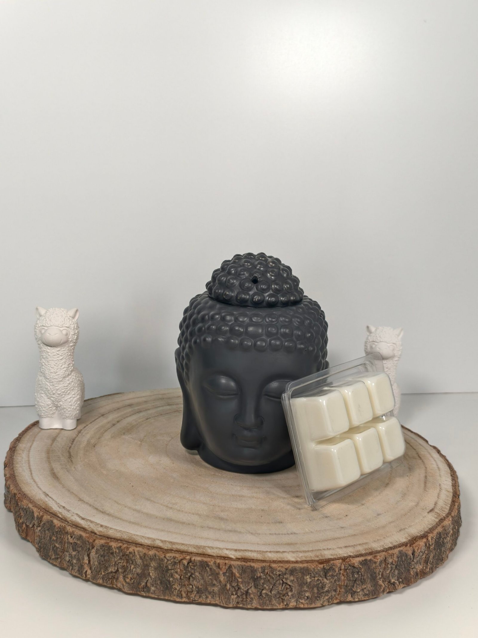 Quemador Buddha Negro y Wax Melt