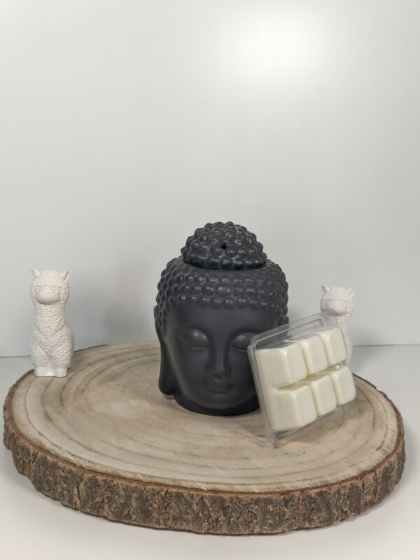 Quemador Buddha Negro y Wax Melt