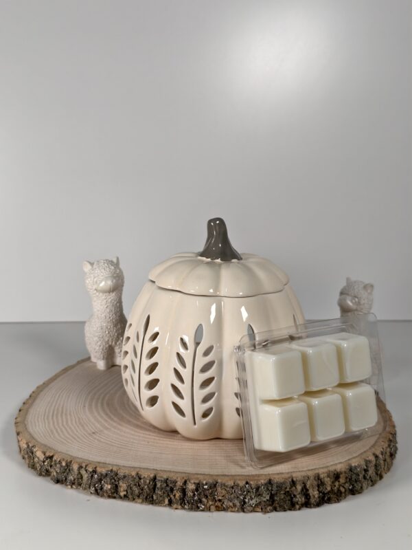 Quemador Cream Pumpkin y Wax Melt