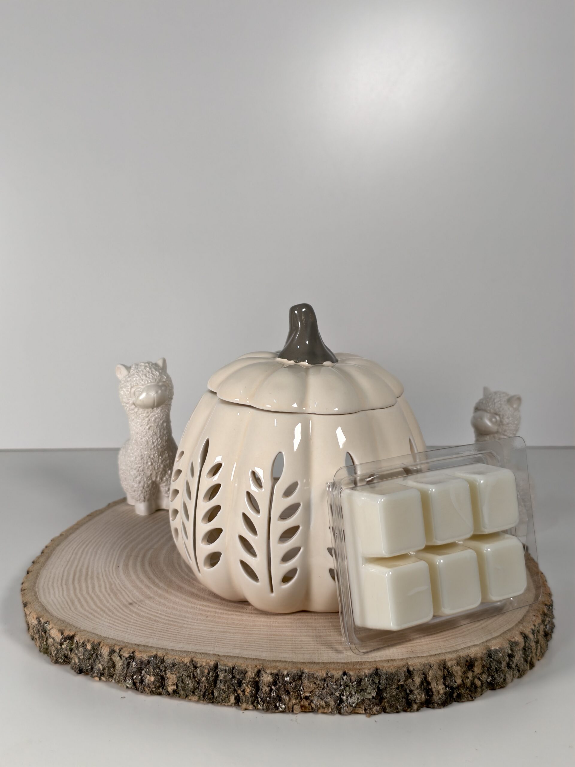 Quemador Cream Pumpkin y Wax Melt