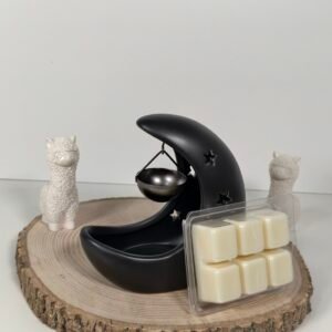 Quemador Luna Negra y Wax Melt