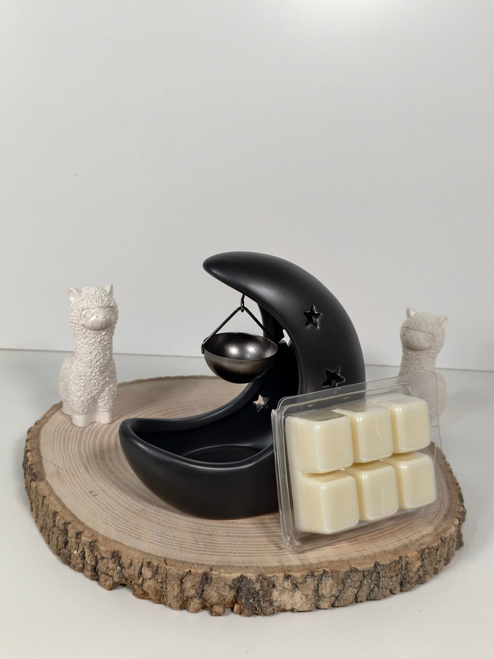 Quemador Luna Negra y Wax Melt
