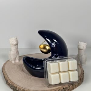 Quemador Luna Azul y Wax Melt