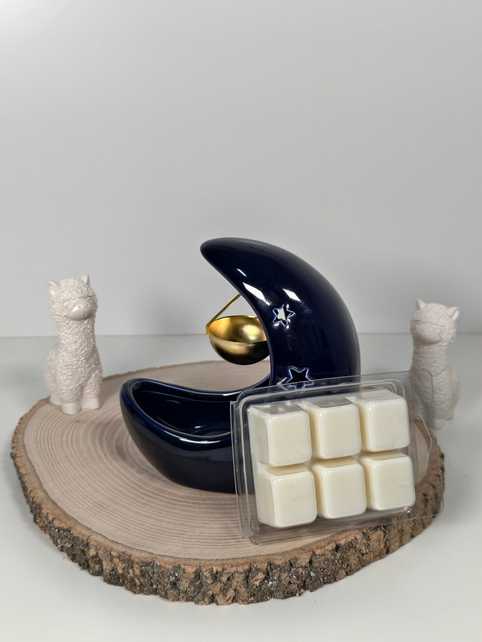 Quemador Luna Azul y Wax Melt