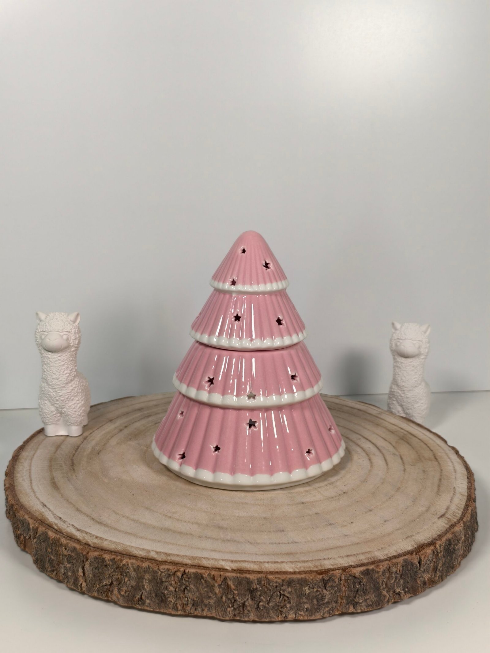 Quemador Árbol de Navidad Rosa