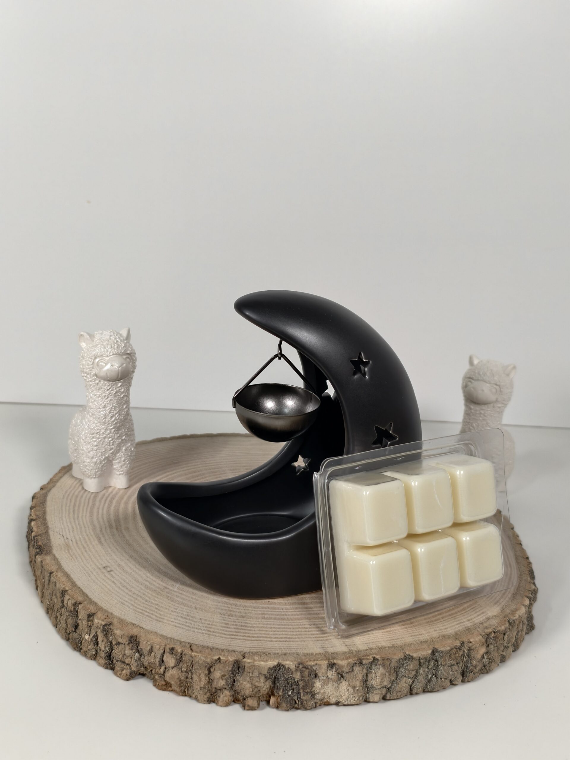Quemador Luna Negra y Wax Melt