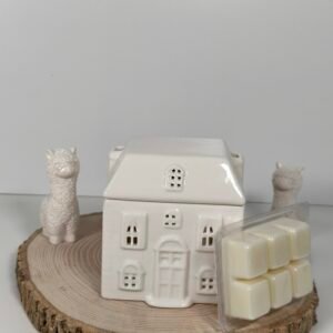 Quemador Casita Blanca y Wax Melt