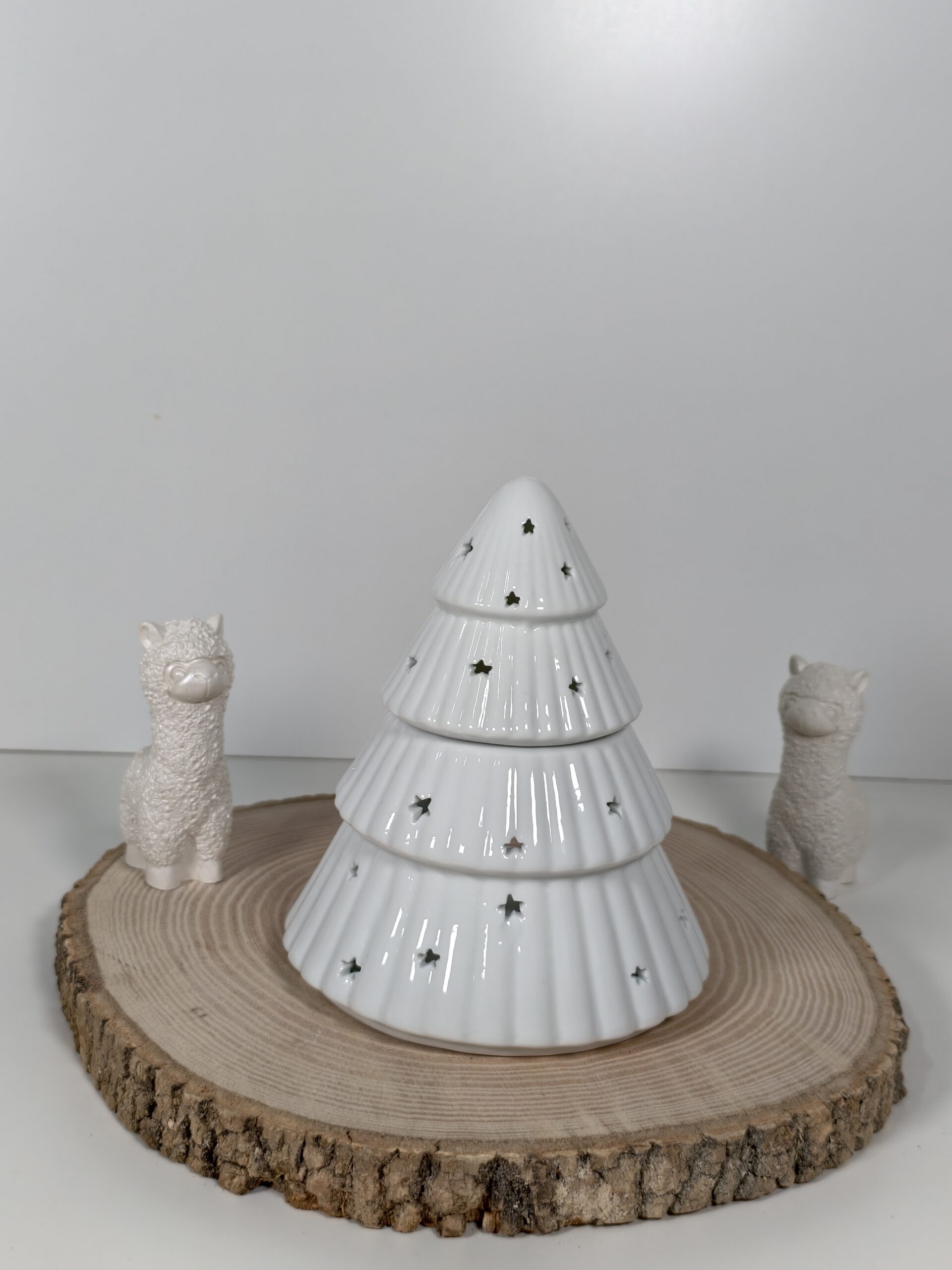 Quemador Árbol de Navidad Blanco