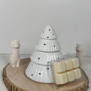 Quemador Árbol de Navidad Blanco y Wax Melt